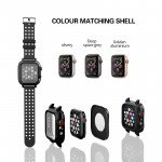 Wholesale Waterproof Shockproof Full Body Case with Built In Screen Protector for Apple Watch 6/5/4/SE [44mm] (Black)